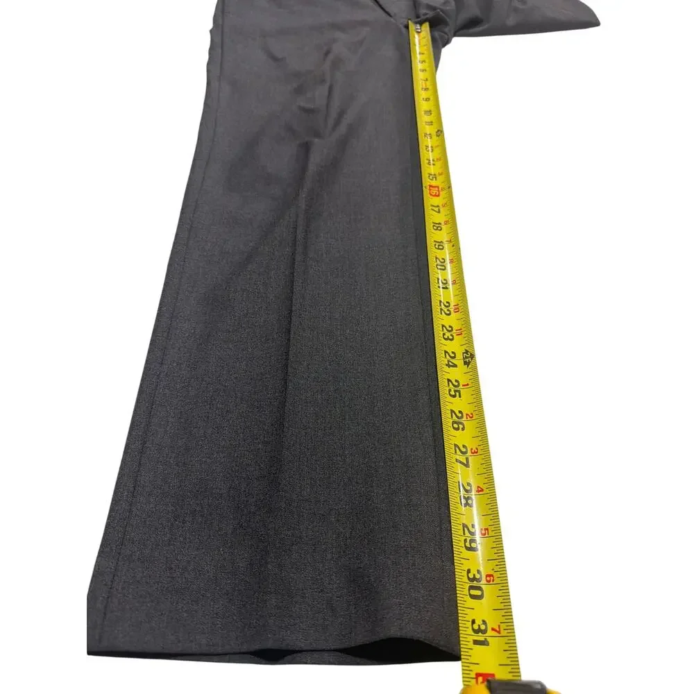 Banana Republic 92% Gray Wool Dress Pants 34W 32L Classic Fit
